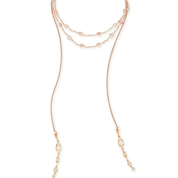 Kendra Scott Jewelry - Kendra Scott Emelina Lariat Necklace in Rose Gold